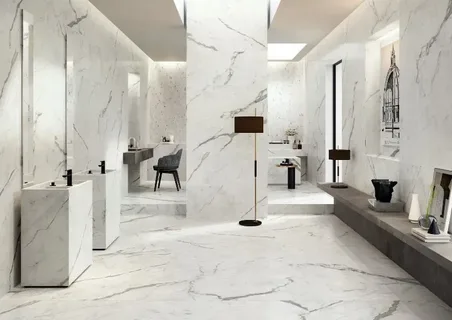 تصویر 3 از سنگ مرمریت زرد نطنز با رنگ گرم و جلوه طبیعی